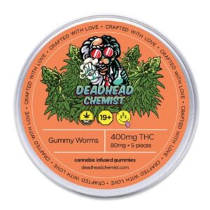 400MG THC Gummy Worms - Deadhead Chemist