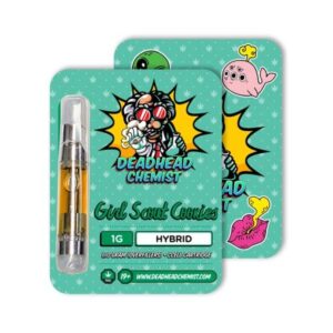 Deadhead Chemist THC Vape Cartridge 1G | Girl Scout Cookies Hybrid - Deadhead Chemist
