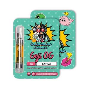 Deadhead Chemist THC Vape Cartridge 1G | Goji OG Sativa - Deadhead Chemist