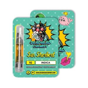 Deadhead Chemist THC Vape Cartridge 1G | Sunset Sherbert Indica - Deadhead Chemist