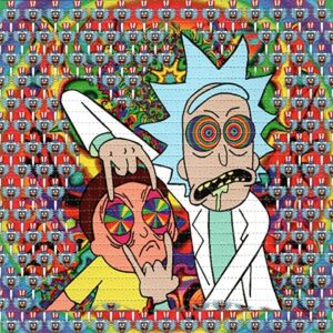 BIG R&M RlCK and M0RTY BLOTTER Tabs 100ug - Deadhead Chemist