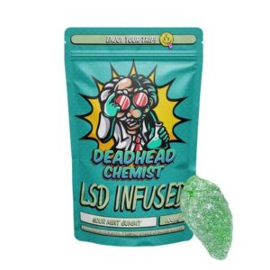 LSD Edible 100ug Sour Mint Gummy Deadhead Chemist - Deadhead Chemist